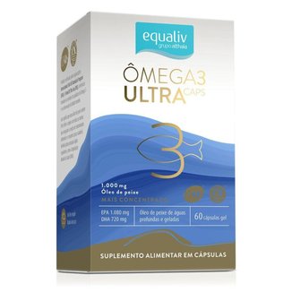 Omega 3 1000 Mg Ultra EPA 1080 DHA 720 60 Caps Gel - Equaliv