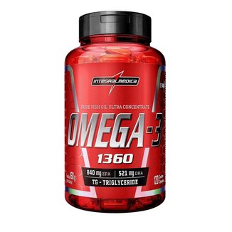 Omega 3 1360mg Dha 521mg Epa 840mg 120 Caps - Integralmedica