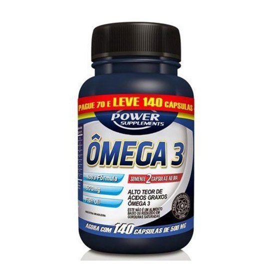 Omega 3 - 140 Cápsulas - Power Supplements