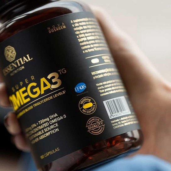 Ômega 3 Essential Super Ômega 3 TG 1000mg com 180 cápsulas