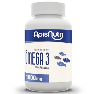 Ômega 3 Óleo de Peixe 1000mg Apisnutri 60 cápsulas