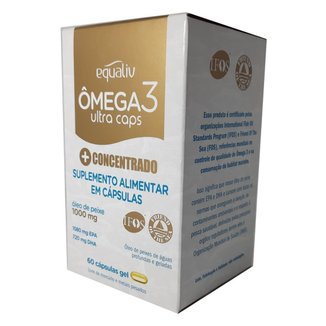 Omega 3 Ultra Caps Oleo de Peixe e Vitamina E Equaliv