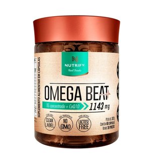 Ômega Beat 1143mg 60 Cápsulas - Nutrify