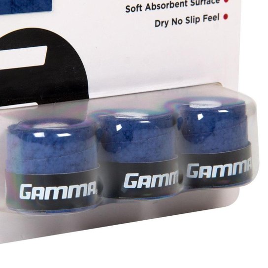 Overgrip Gamma Pro Wrap com 03 Unidades Azul