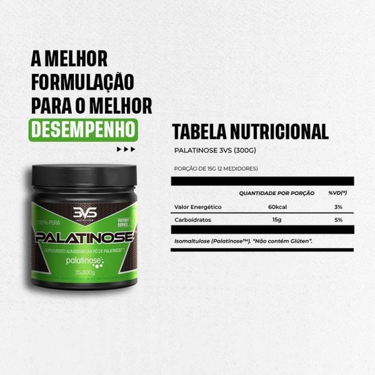 Palatinose 300g 3VS Nutrition