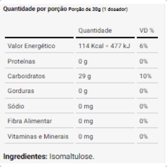 Palatinose Pote 400g Dux Nutrition
