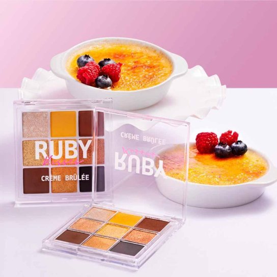 Paleta de Sombras Ruby Kisses - Sweets Collection Crème Brûlé