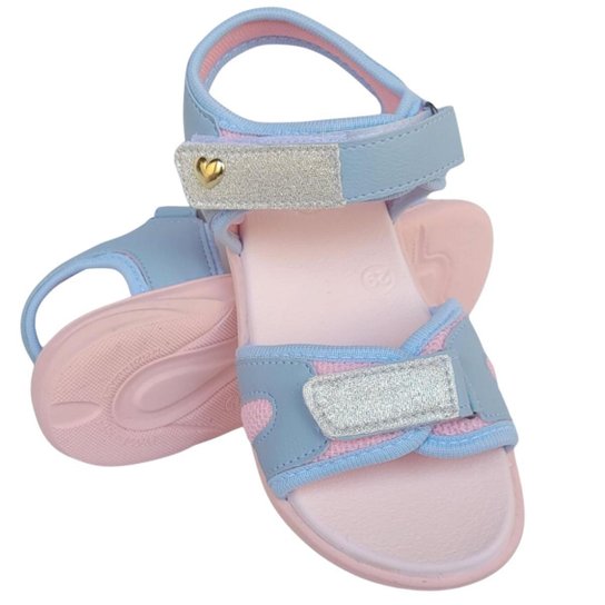 Papete Sandália Infantil Menina Presente Volta ás Aulas Escolar Percatinha Estiloso Confortável