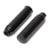 Par Pedaleira Preto Apoio Trolhinha Bike BMX Eixo 9mm - Preto