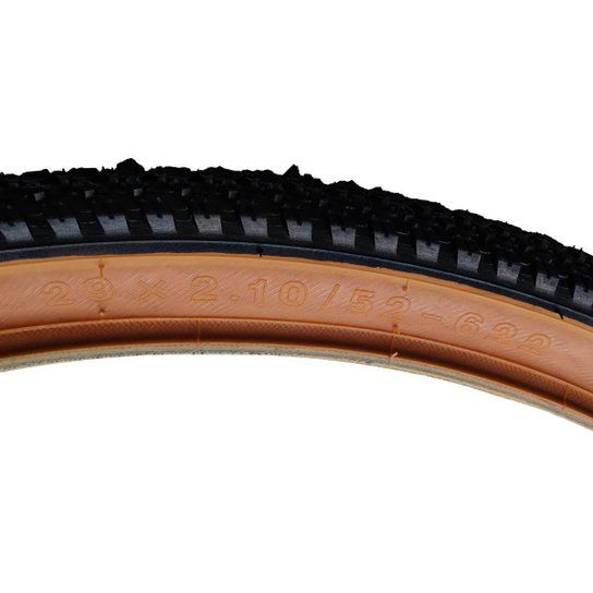 Par pneu 29 x 2.10 bike MTB Chaoyang Victory faixa marrom