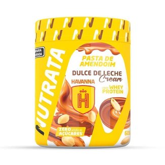 Pasta de Amendoim com Whey 600g Dulce de Leche Cream Havanna Nutrata