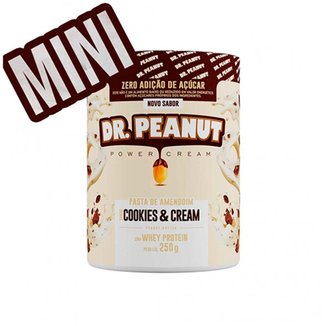 Pasta De Amendoim Mini 250g Dr Peanut sabor Cookies & Cream