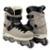 Patins Traxart Atomix Cinza  Claro- 59mm ABEC-9 Cromo - Cinza Claro
