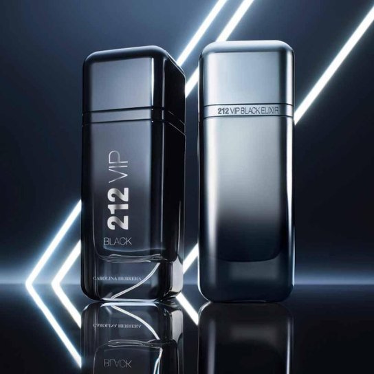 Perfume 212 VIP Black Elixir Carolina Herrera Masculino Eau de Parfum 100ml