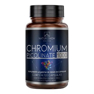 PICOLINATO DE CROMO 120 CAPSULAS - NATURES NOW