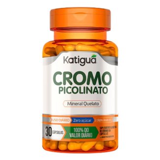 Picolinato de Cromo - 30 Cápsulas - Katiguá
