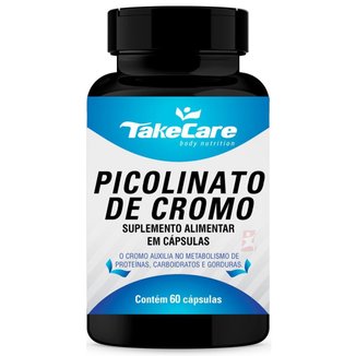PICOLINATO DE CROMO ALTA CONCENTRAÇÃO 250MCG COM 60 CÁPSULAS - TAKE CARE