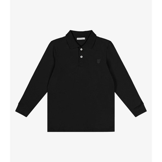 Polo Infantil Trick Nick Manga Longa Masculino