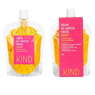 Polpa De Limpeza Facial Esfoliante - Suave - Kind Beauty 80g