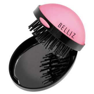 Pop Up Brush Belliz - Mini Escova de Cabelos Mini Escova de Cabelo