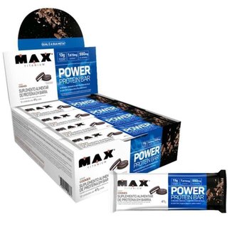 Power Protein Crisp Bar (Caixa c/ 12un de 44g) Max Titanium