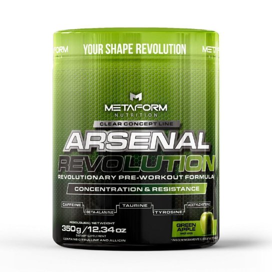 Pré Treino Arsenal Revolution 350g Metaform Nutrition