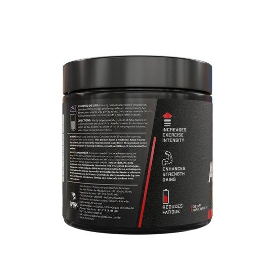 Pré Treino Beta Alanina 100% Pura 150g Dark Lab
