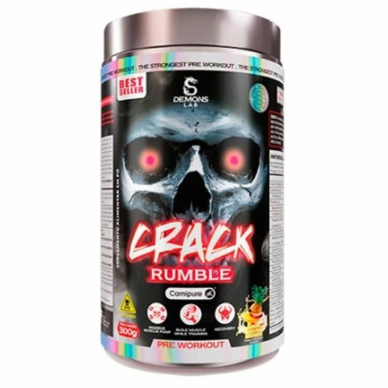 Pre Treino Crack Popping Candy 300g Luva - Demons Lab