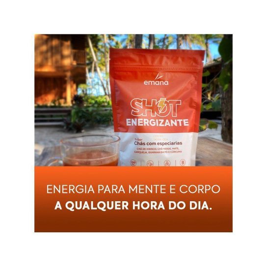 Pré-Treino Emana Shot Energizante 200g