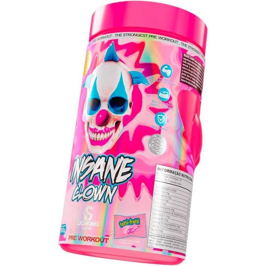 Pre Treino Insane Clown Tutti Fruit 350g - Demons Lab