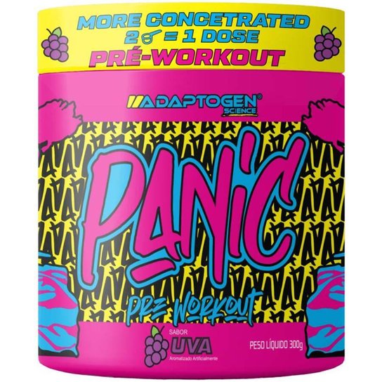 Pré Treino Panic Adaptogen Super Concentrado 300g Explosivo