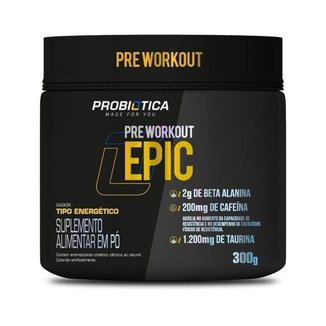 Pré-treino Probiótica Epic 300g Brazilian Fruits