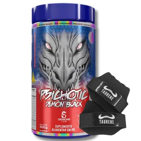 Pre Treino Psichotic Demon Fruit Punch 300g Luva Demons Lab