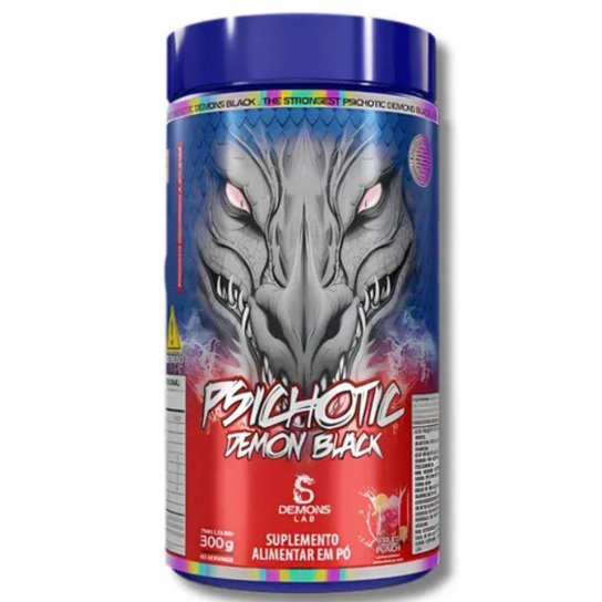 Pre Treino Psichotic Demon Fruit Punch 300g Luva Demons Lab