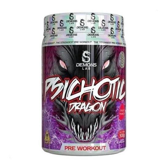 Pre Treino Psichotic Dragon Fruit Punch 300g - Demons Lab