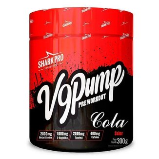 PRÉ TREINO V9 PUMP COLA 300G - SHARK PRO
