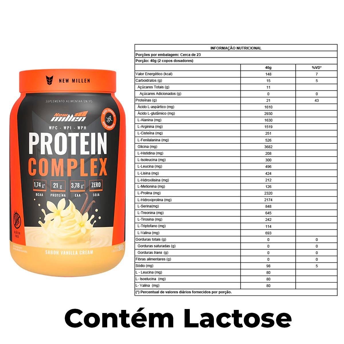 Protein Complex 900g - New Millen | Allianz Parque Shop