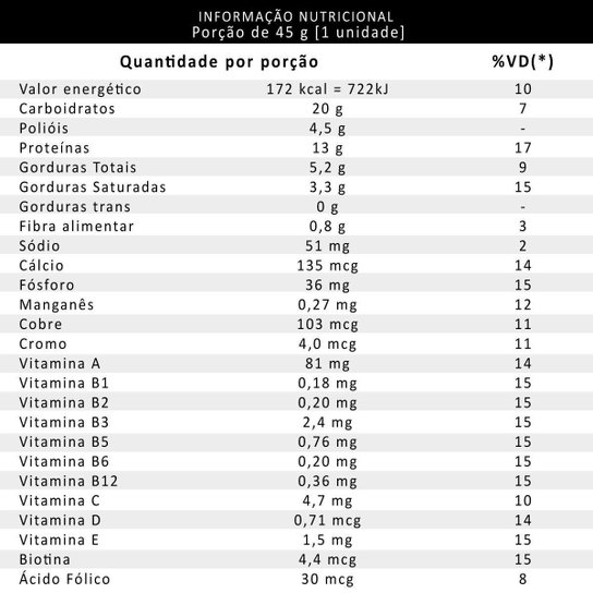 Protein Crisp Bar Trufa de Avelã - Caixa com 12 Un 45g Barrinha Integralmedica