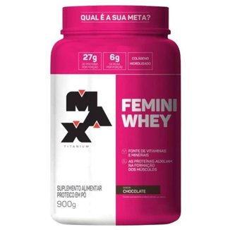 Proteína Feminina Femini Whey (900g) - Max Titanium