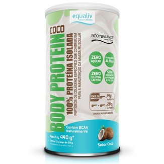 Proteina Isolada Body Protein Coco 440g - Equaliv