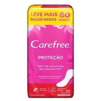 Protetor Diário Carefree – Proteção com Fragrância 80Un