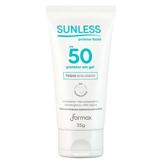 Protetor Facial em Gel Sunless – Translúcido 35g