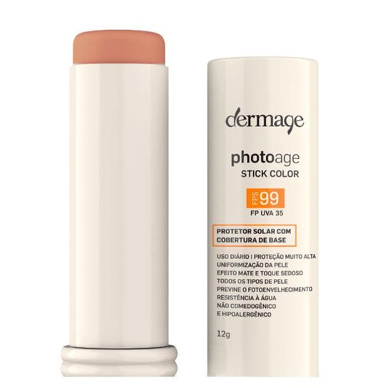 Protetor Solar com Cor Dermage – Photoage Stick Color FPS99 Cor D