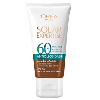 Protetor Solar com Cor L’Oréal Paris Solar Expertise FPS60 Negra