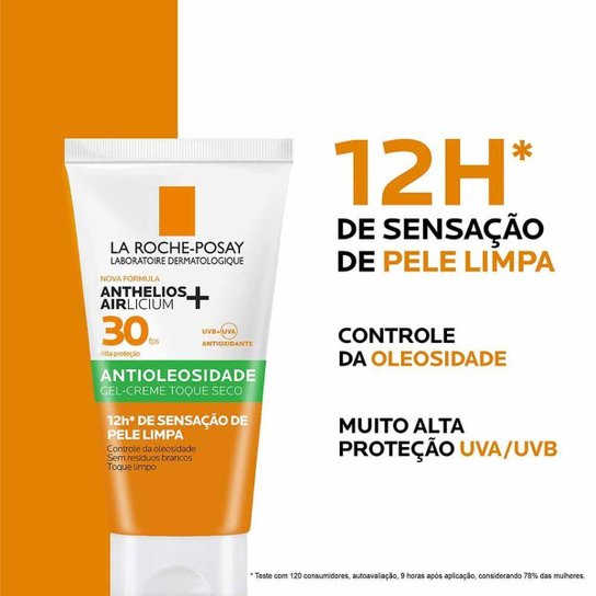 Protetor Solar Facial Antioleosidade La Roche Posay Anthelios Airlicium+ FPS30 40g