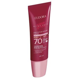 Protetor Solar Facial Antioleosidade Niina Secrets by Eudora FPS70 40ml