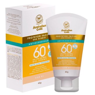 Protetor solar Facial com Cor Gel Creme Australian Gold 01