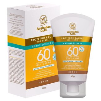 Protetor solar Facial com Cor Gel Creme Australian Gold 03