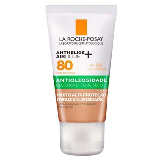 Protetor Solar Facial com Cor La Roche Posay Anthelios Airlicium FPS80 3.0