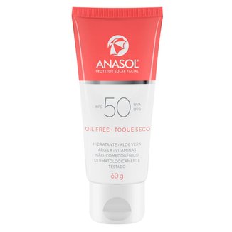 Protetor Solar Facial FPS 50 Anasol 60g